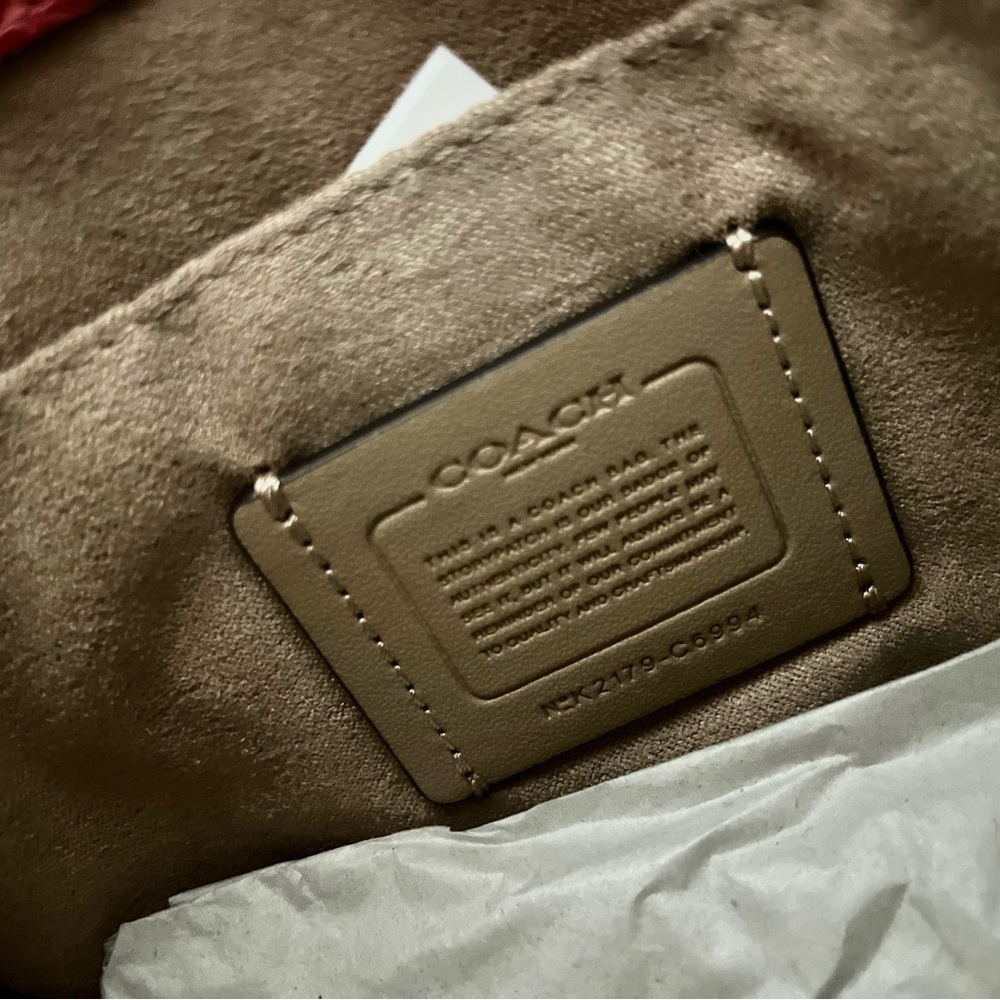 Coach Mini Pepper Crossbody In Colorblock - Picture 8 of 10